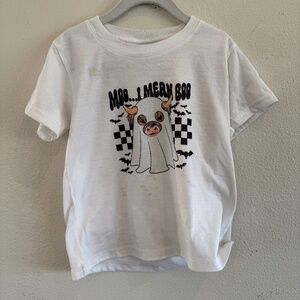 Moo… I Mean Boo Kids Graphic Tee (Simpli Blanks 4T)